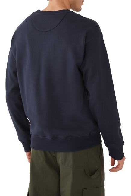 Jersey Sweatshirt With V-Detail Pocket